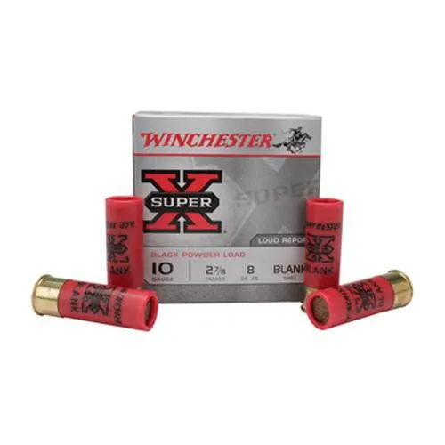 10 Gauge - Blank, Black Powder Blank, Loud Noise, Per 25