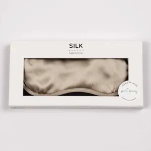 100% Silk Eye Mask | Pearl Grey