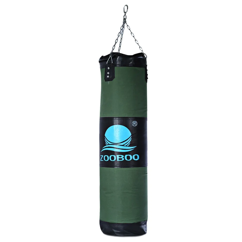 100cm Empty Punching Bag with Chain, Martial Art, Hollow Training Fitness Sandbag