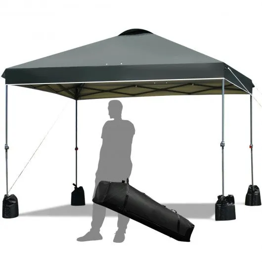 10'x10' Outdoor Commercial Pop up Canopy Tent-Gray