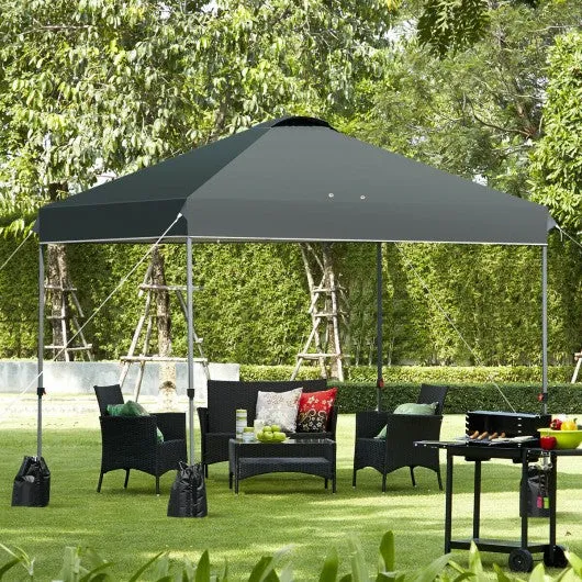 10'x10' Outdoor Commercial Pop up Canopy Tent-Gray