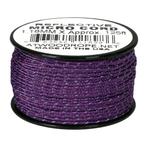 1.18mm Micro Cord Reflective - Purple