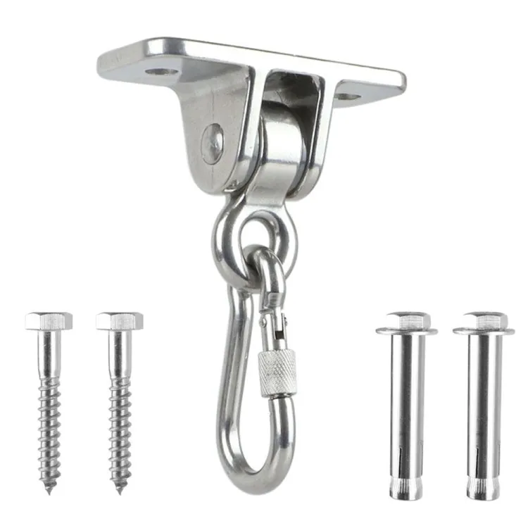 304 Stainless Steel Sandbag Buckle Ring Swing Fixed Holder, with Nut Carabiner