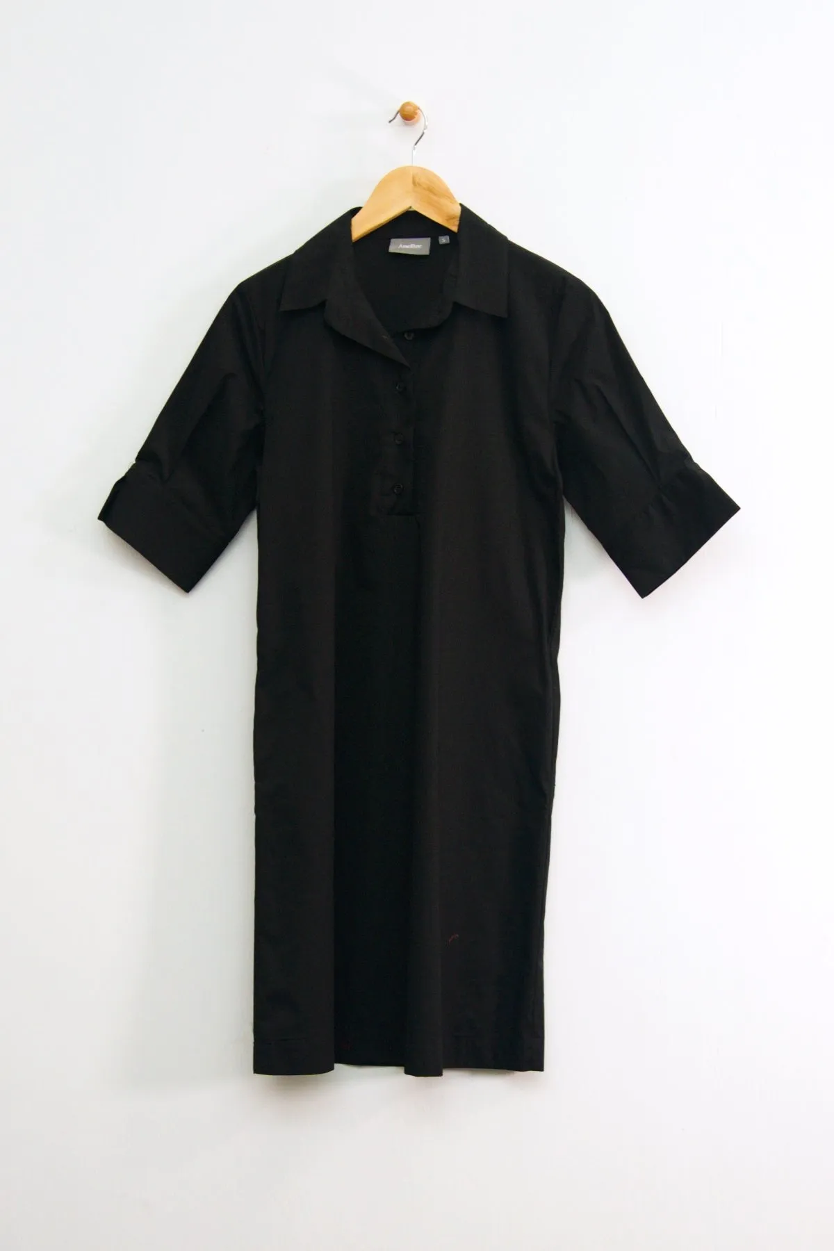 39" Pullover Shirt Collar Dress