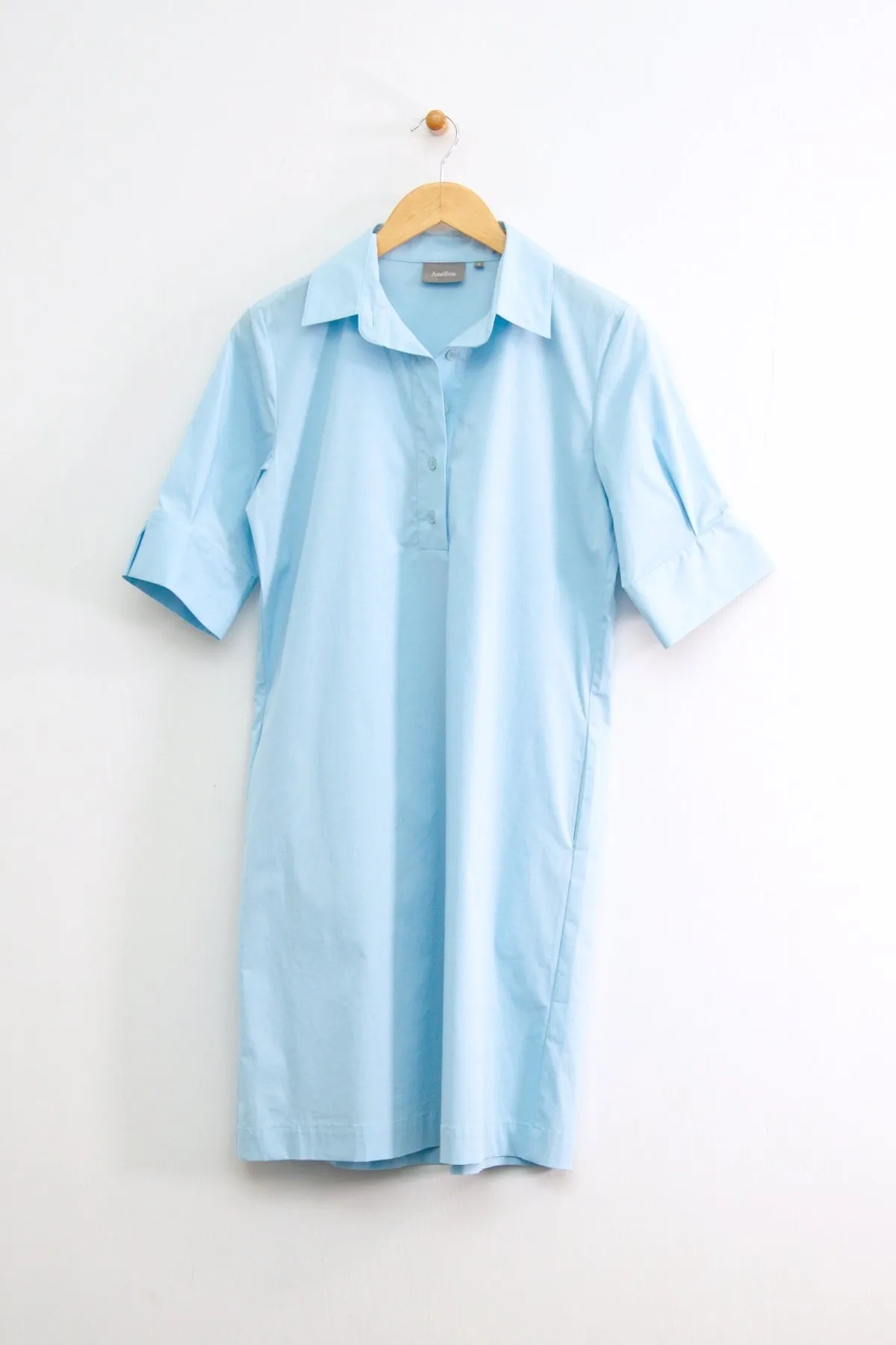 39" Pullover Shirt Collar Dress