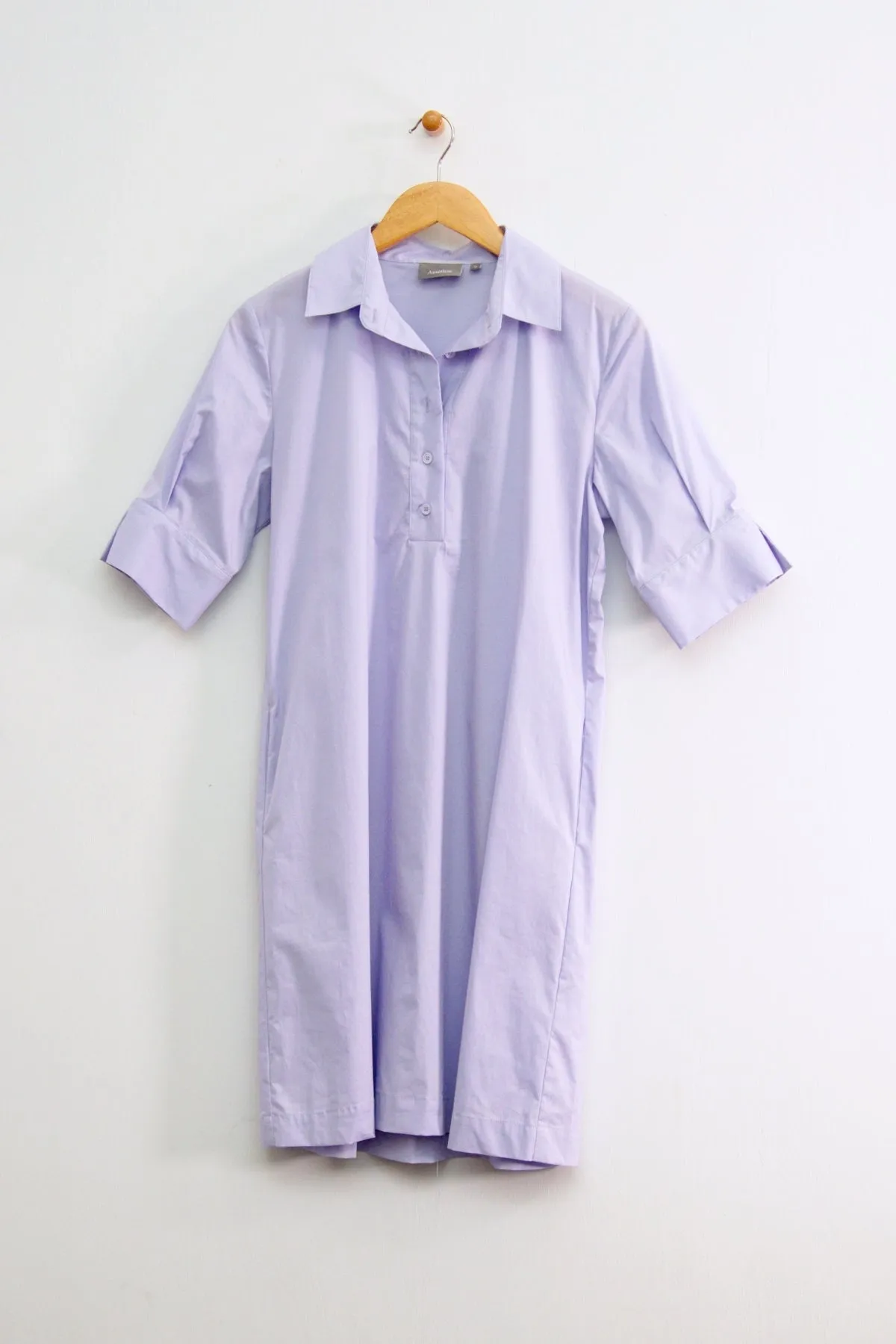 39" Pullover Shirt Collar Dress