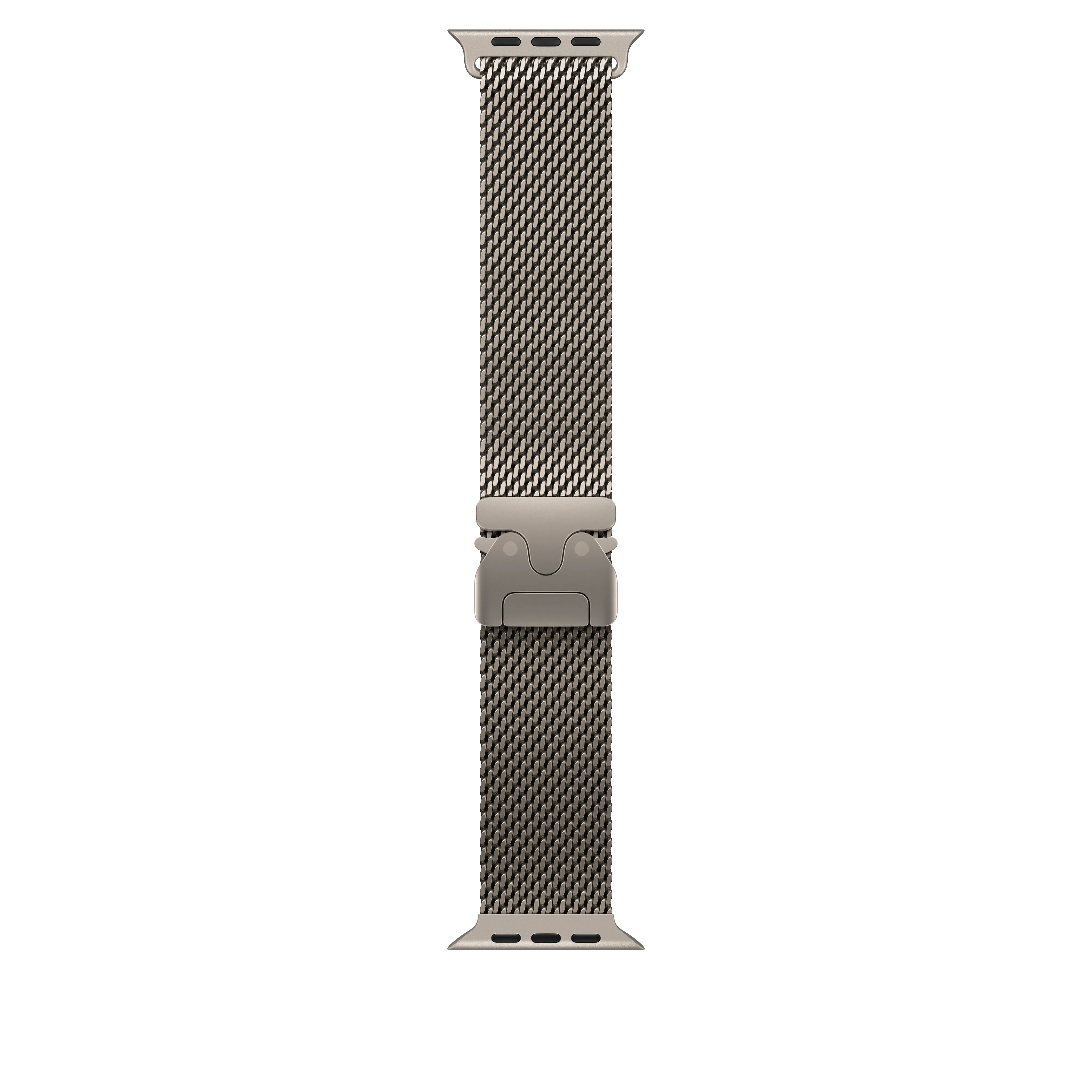 49mm Natural Titanium Milanese Loop - Medium