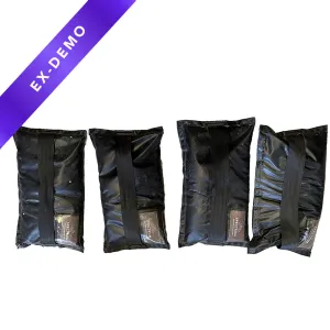 4x Spectrum Black Pre-Filled Weighted Shot Sandbags 10kg (DEMO STOCK II)