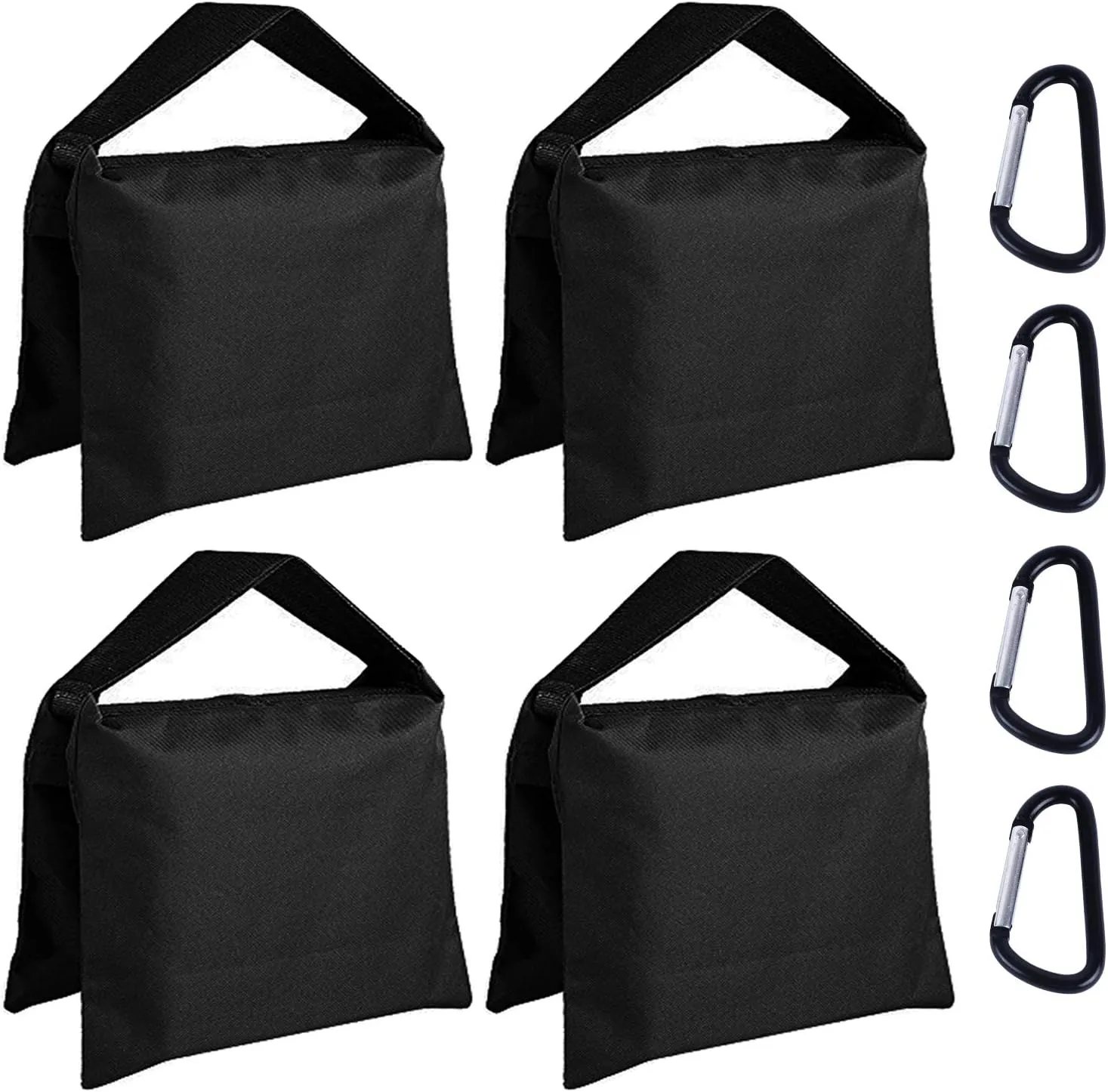 ABCCANOPY Sandbag Photography Weight Bags for Video Stand,4 Packs (Black)