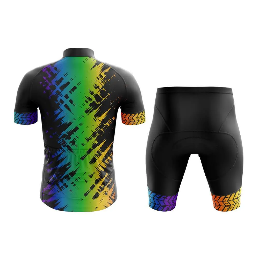 Abstract Rainbow (V12) Club Cycling Kit