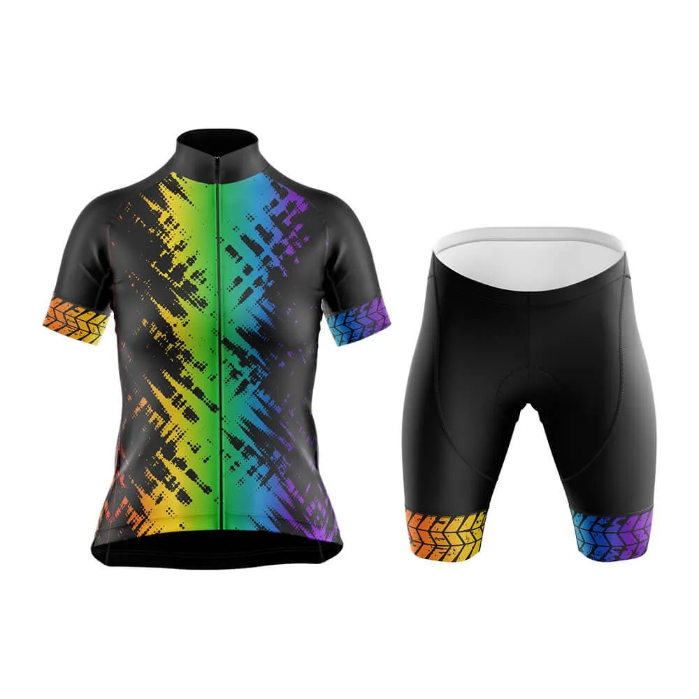 Abstract Rainbow (V12) Club Cycling Kit