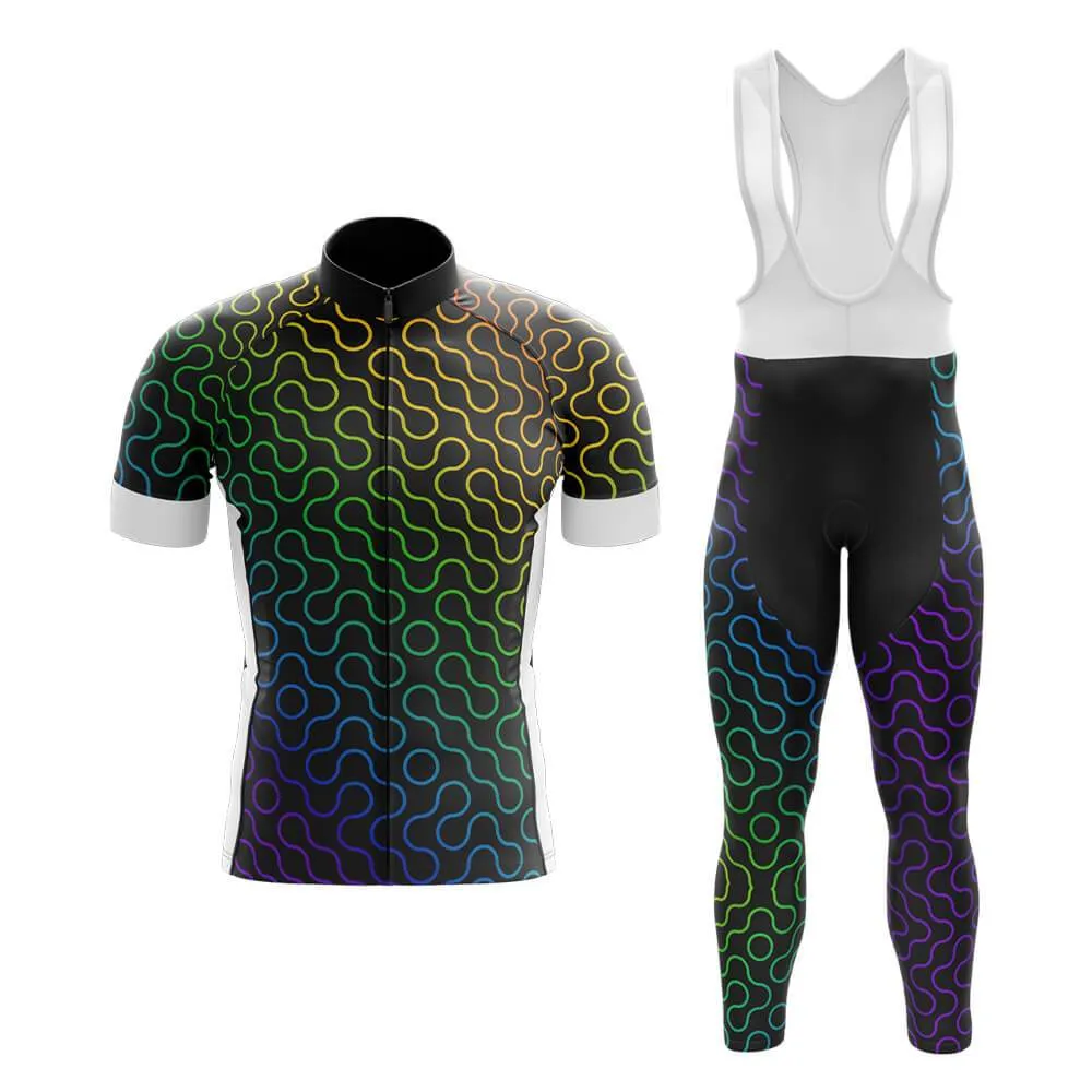 Abstract Rainbow (V8) Club Cycling Kit