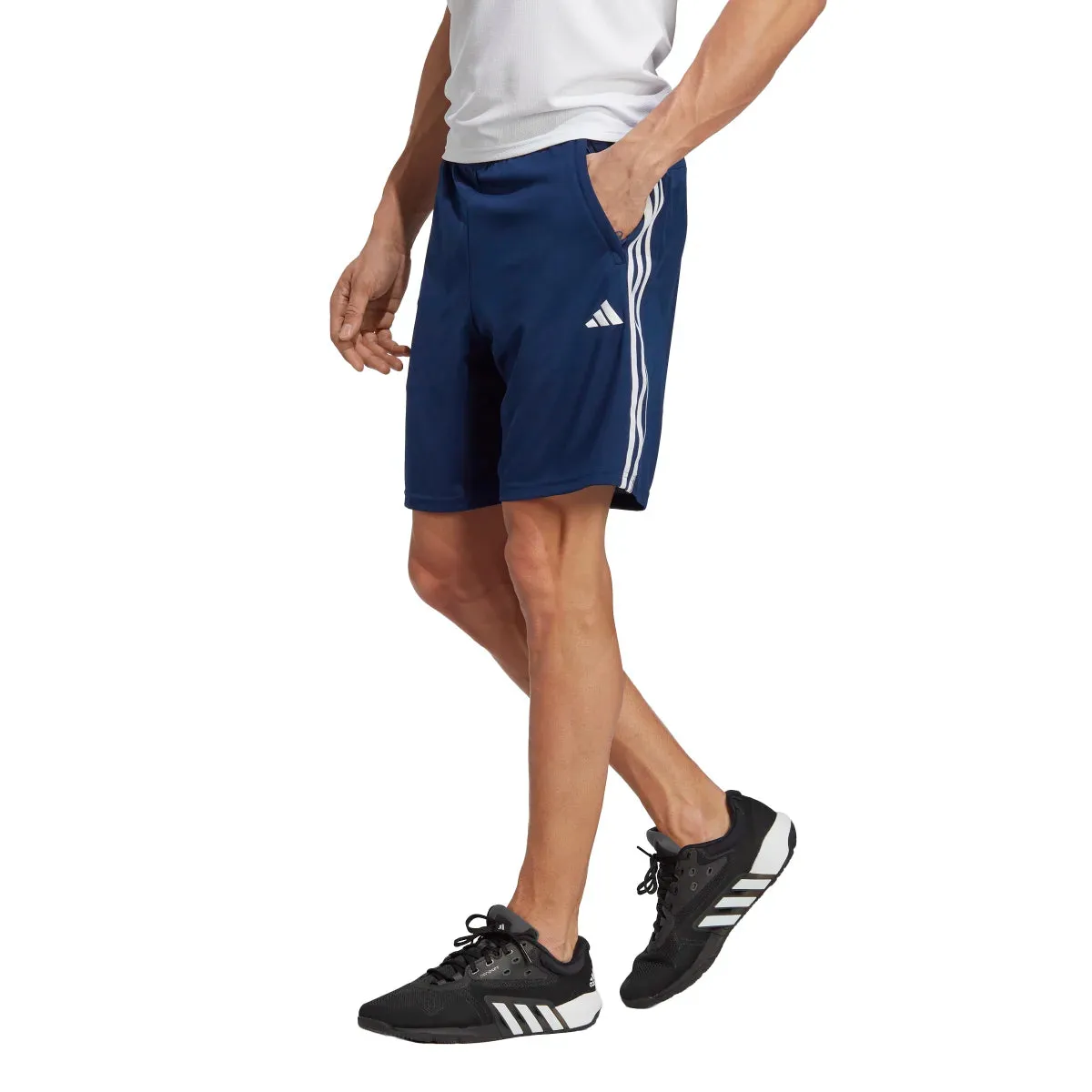 adidas Men's Train Essentials Piqué 3-Stripes Training Shorts