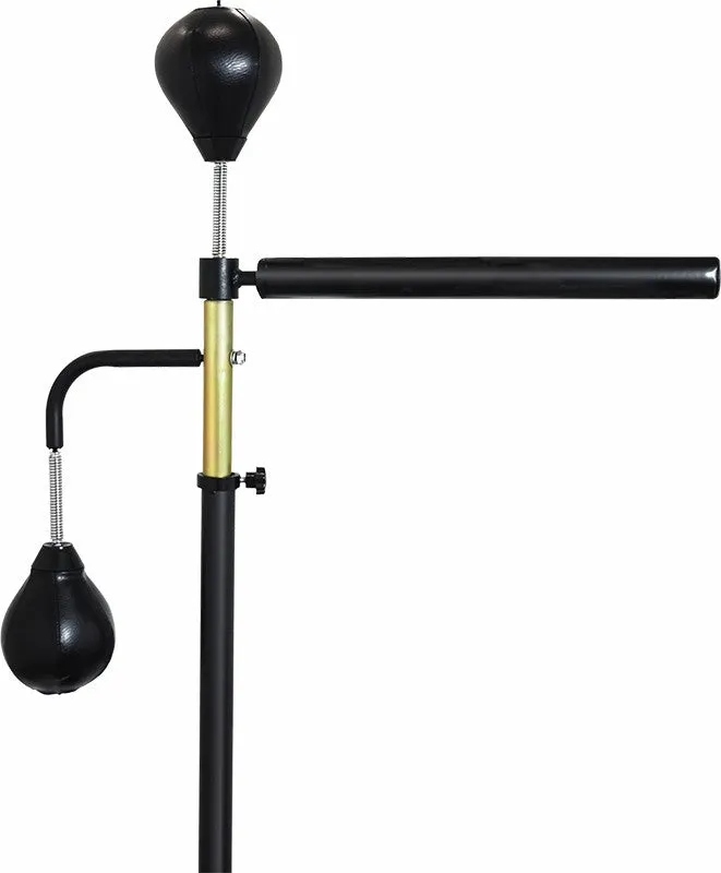 Adjustable Free-Standing Punching Bag with Speedball