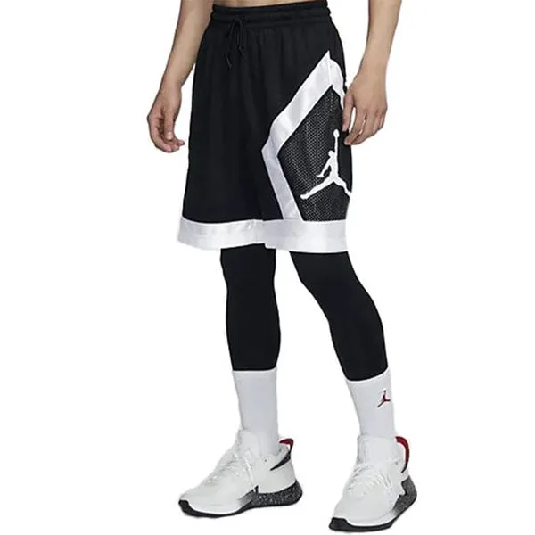 Air Jordan basketball training sports breathable shorts Black, black