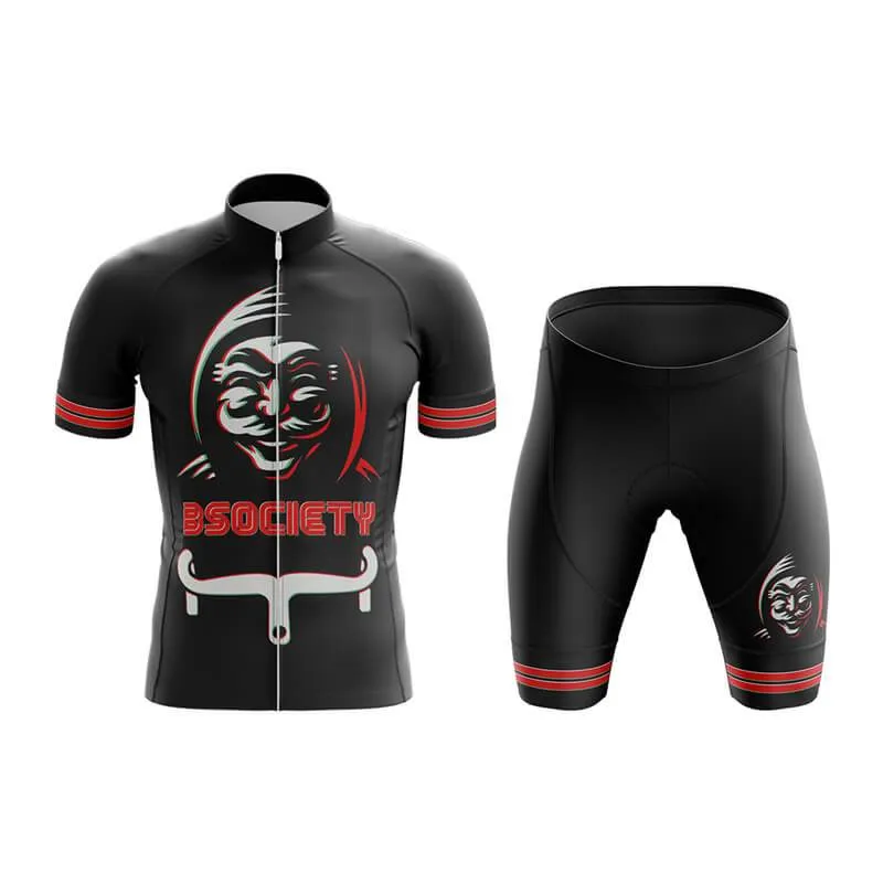 B Society (V2) (Black) Club Cycling Kit