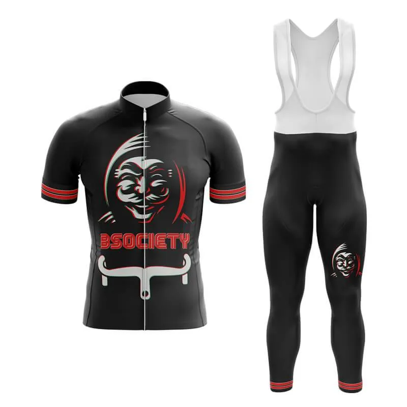 B Society (V2) (Black) Club Cycling Kit