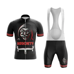 B Society (V2) (Black) Club Cycling Kit