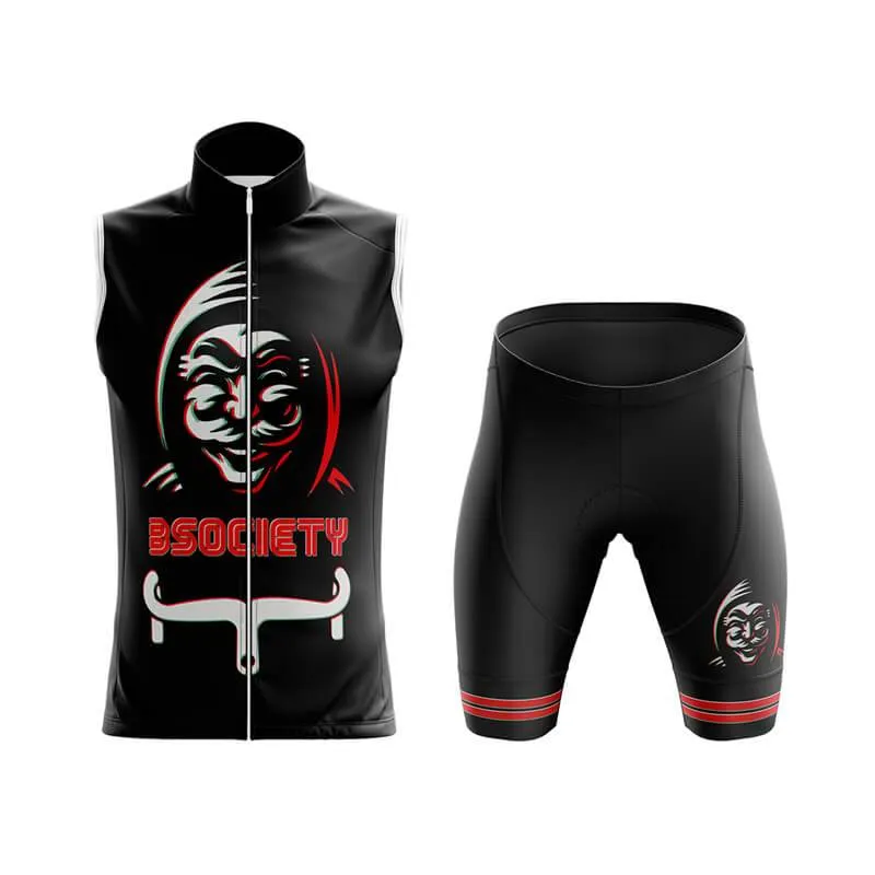 B Society (V2) (Black) Club Cycling Kit