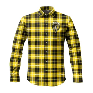 Barclay Dress Modern Tartan Long Sleeve Button Up Shirt with Family Crest