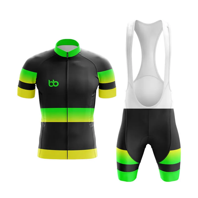 BB Gradient Club Cycling Kit (Green-Yellow)