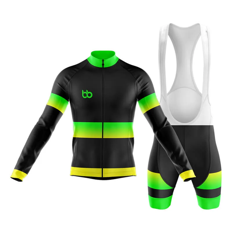 BB Gradient Club Cycling Kit (Green-Yellow)