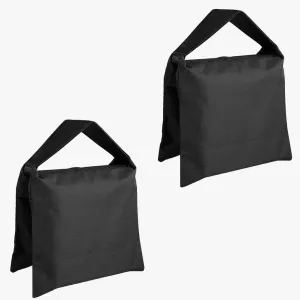 Black Heavy Duty 10kg Rated Sandbag (Empty) - 2 Pack