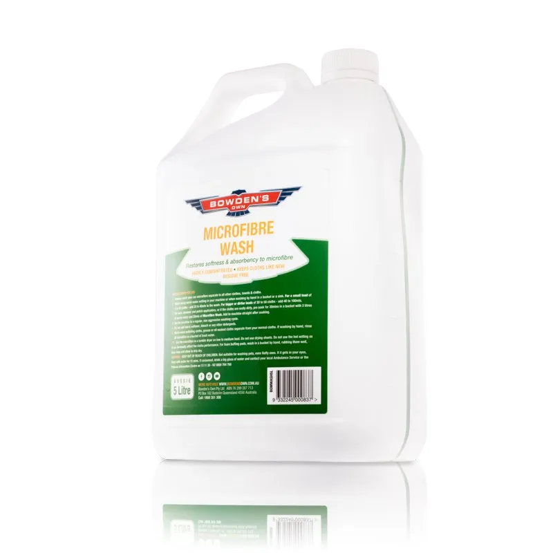 Bowden's Own Microfibre Wash 5L