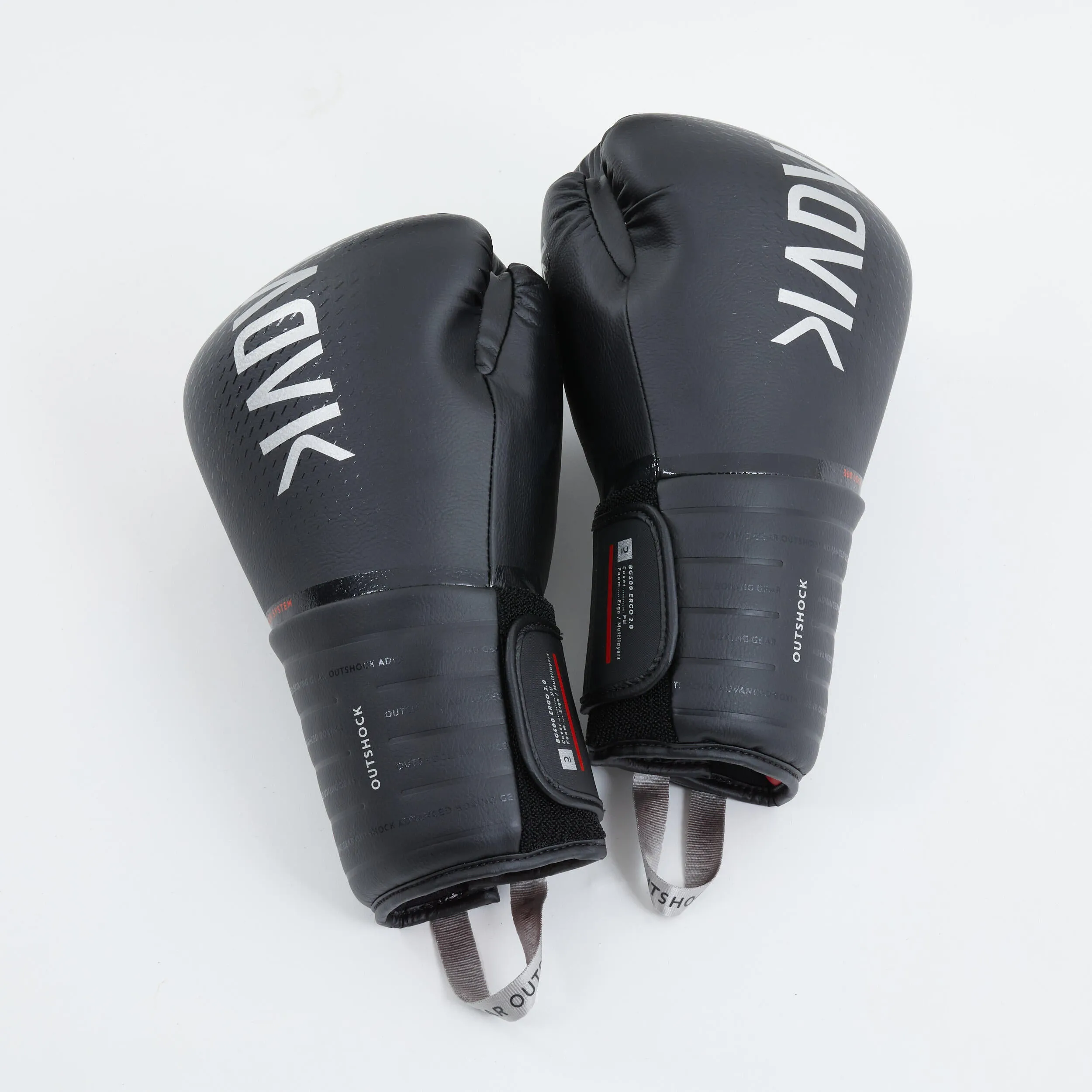 Boxing gloves 500 black OUTSHOCK, black