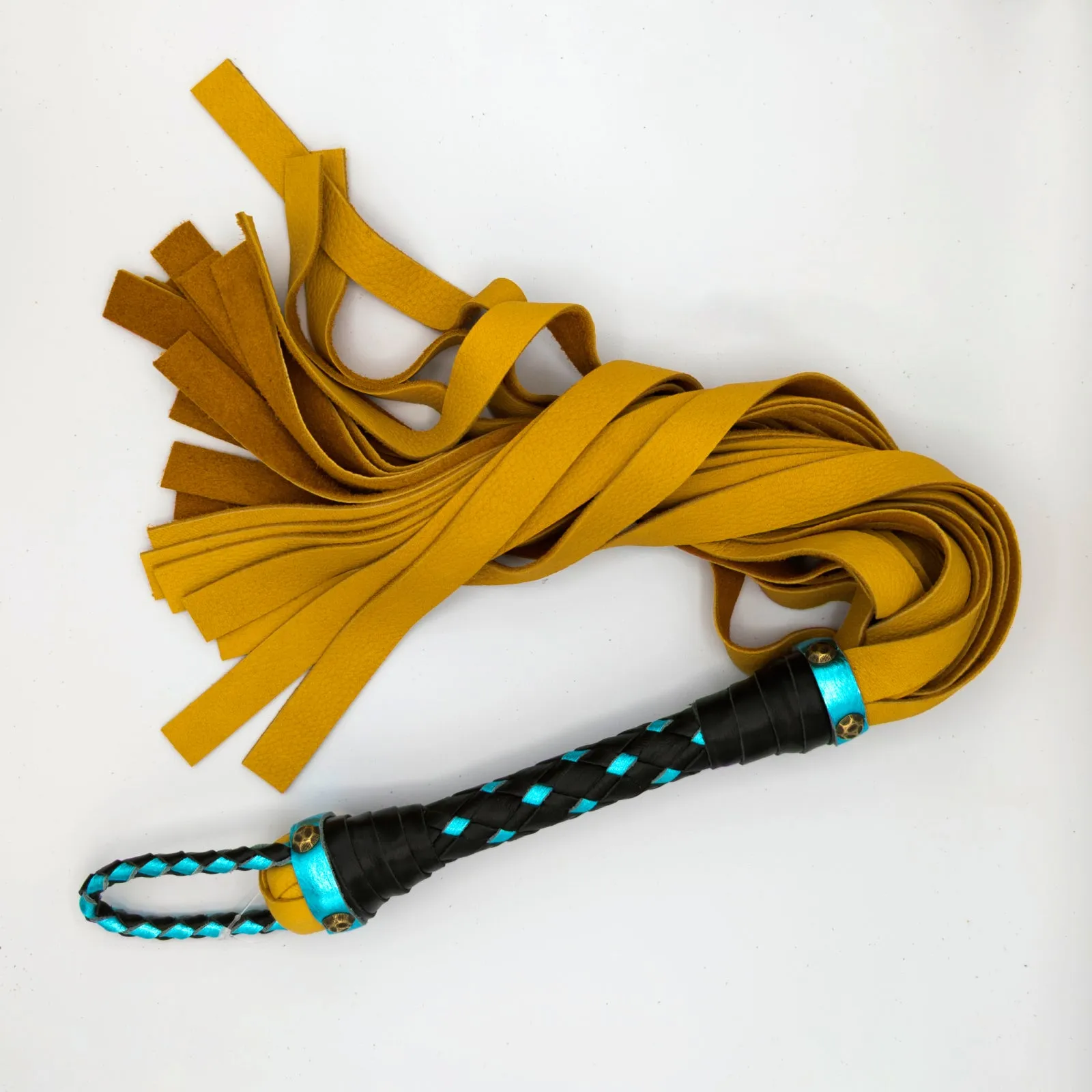 Buckskin Leather Flogger - Elk & Deer - Custom to Order