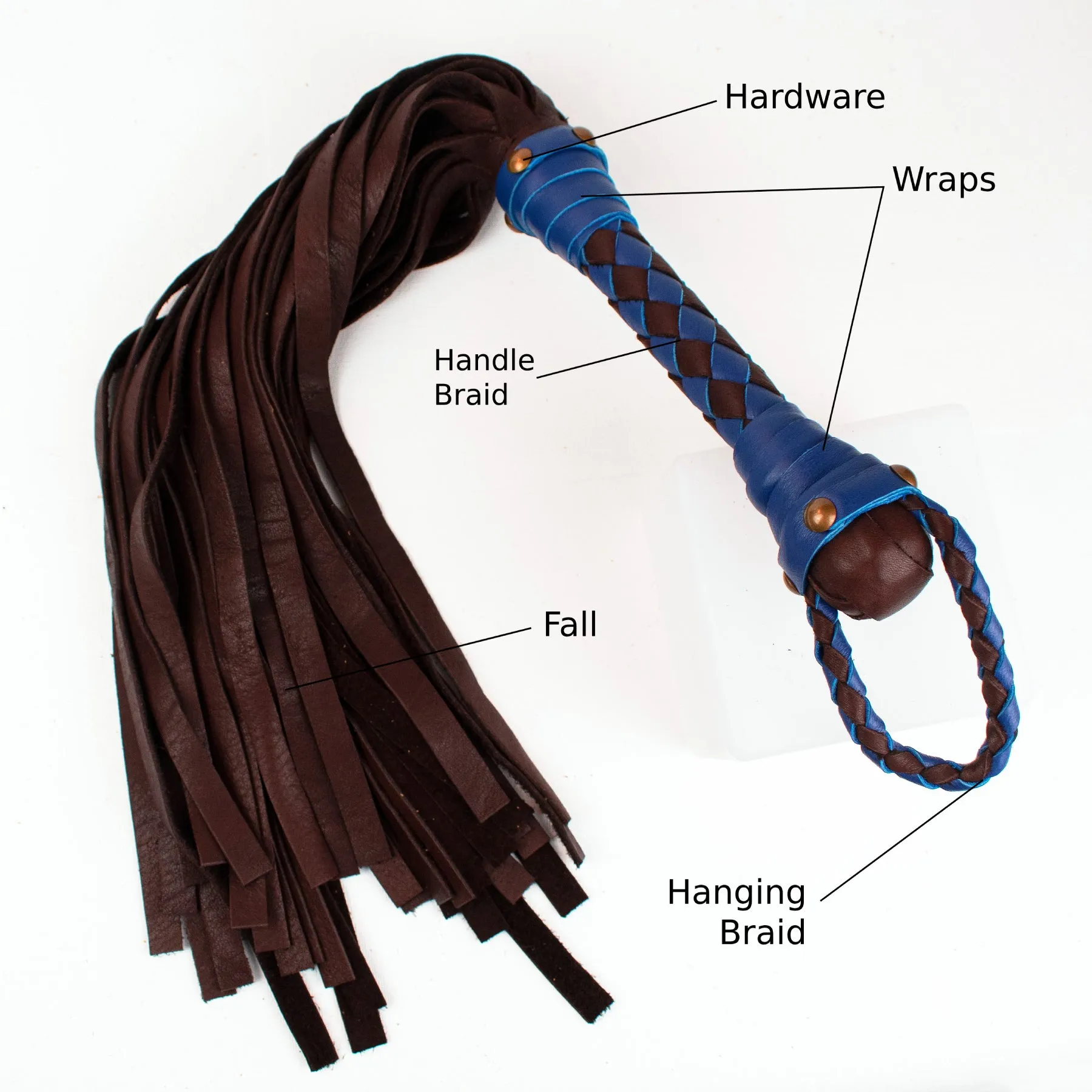 Buckskin Leather Flogger - Elk & Deer - Custom to Order