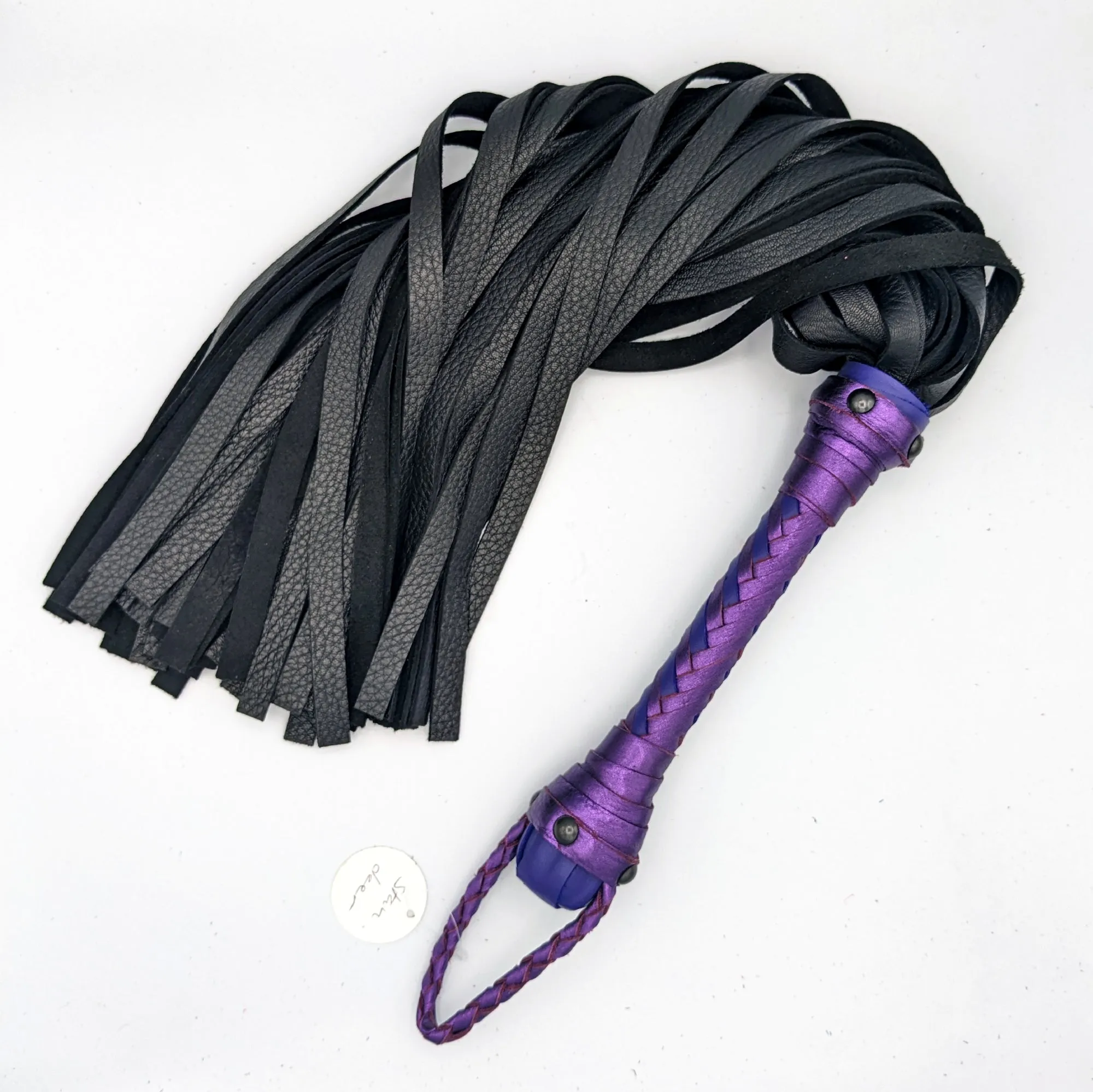 Buckskin Leather Flogger - Elk & Deer - Custom to Order