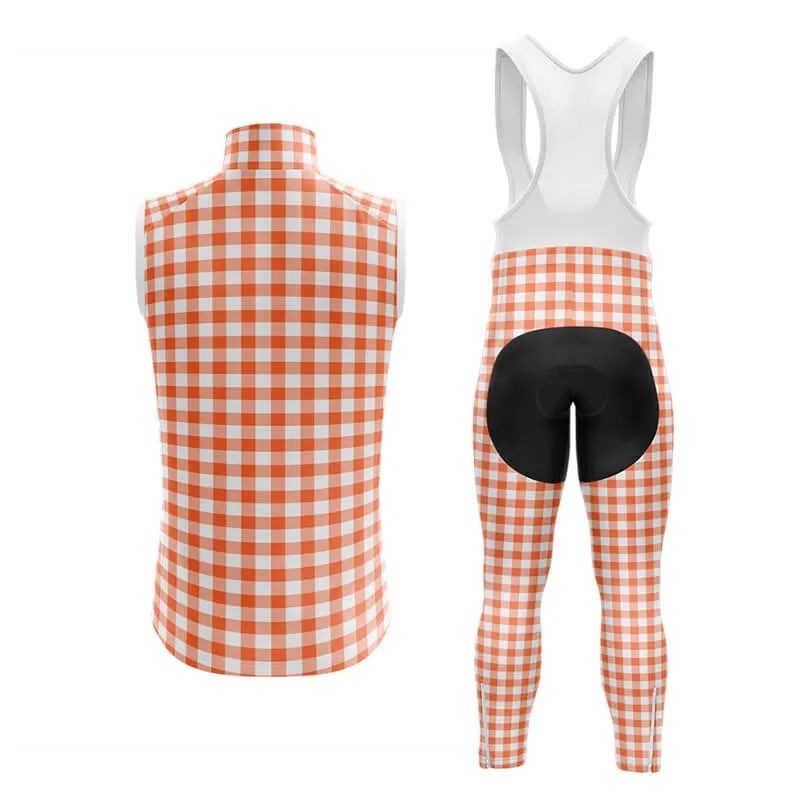 Checkered (Coral) Club Cycling Kit