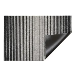 chilewich | large doormat 61x91cm (24x36") | domino black   white