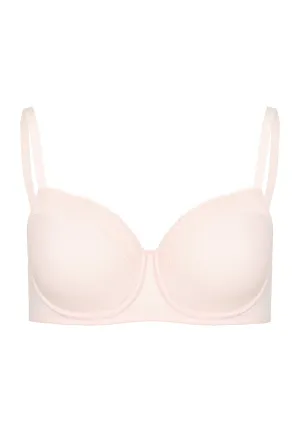 Cotton Lace Spacer T-Shirt Bra | Powder 72433-1381