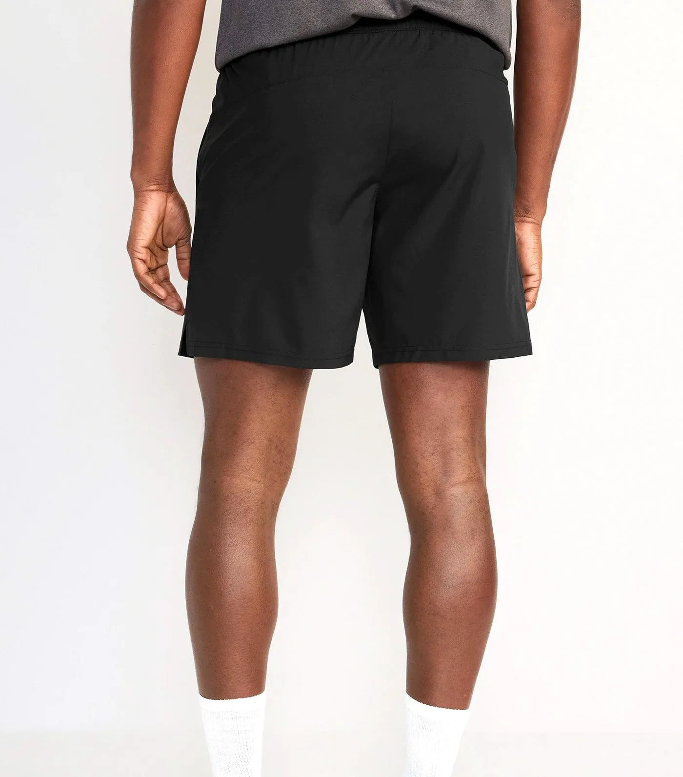 Essential Woven Workout Shorts for Men - 7-inch inseam Black Jack