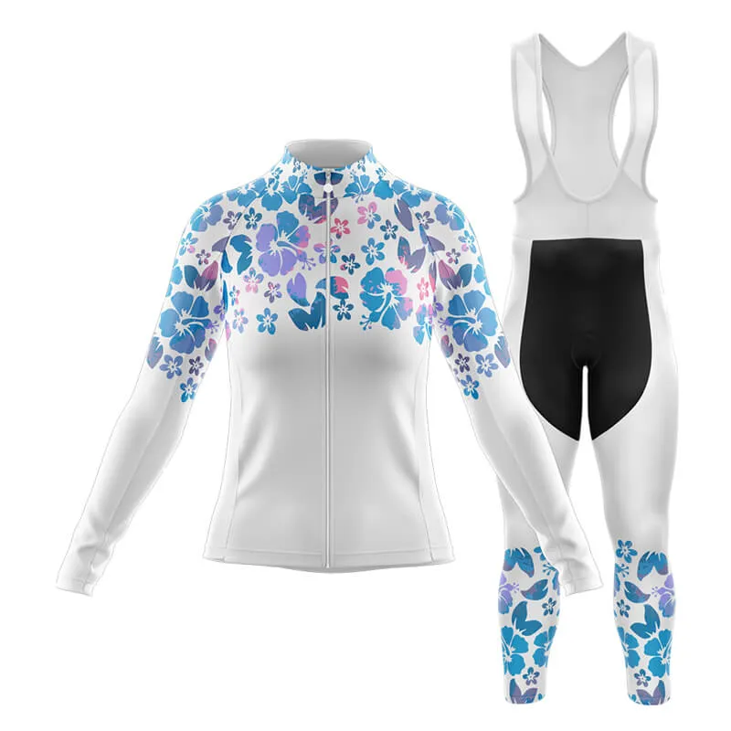 Floral Neck Hibiscus Club Cycling Kit