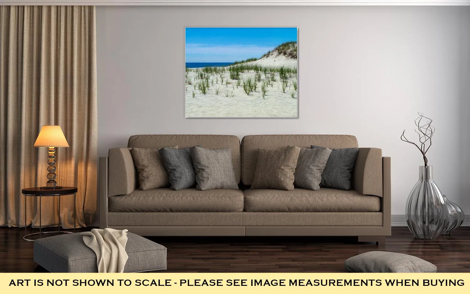 Gallery Wrapped Canvas, Dunes Long Beach Island