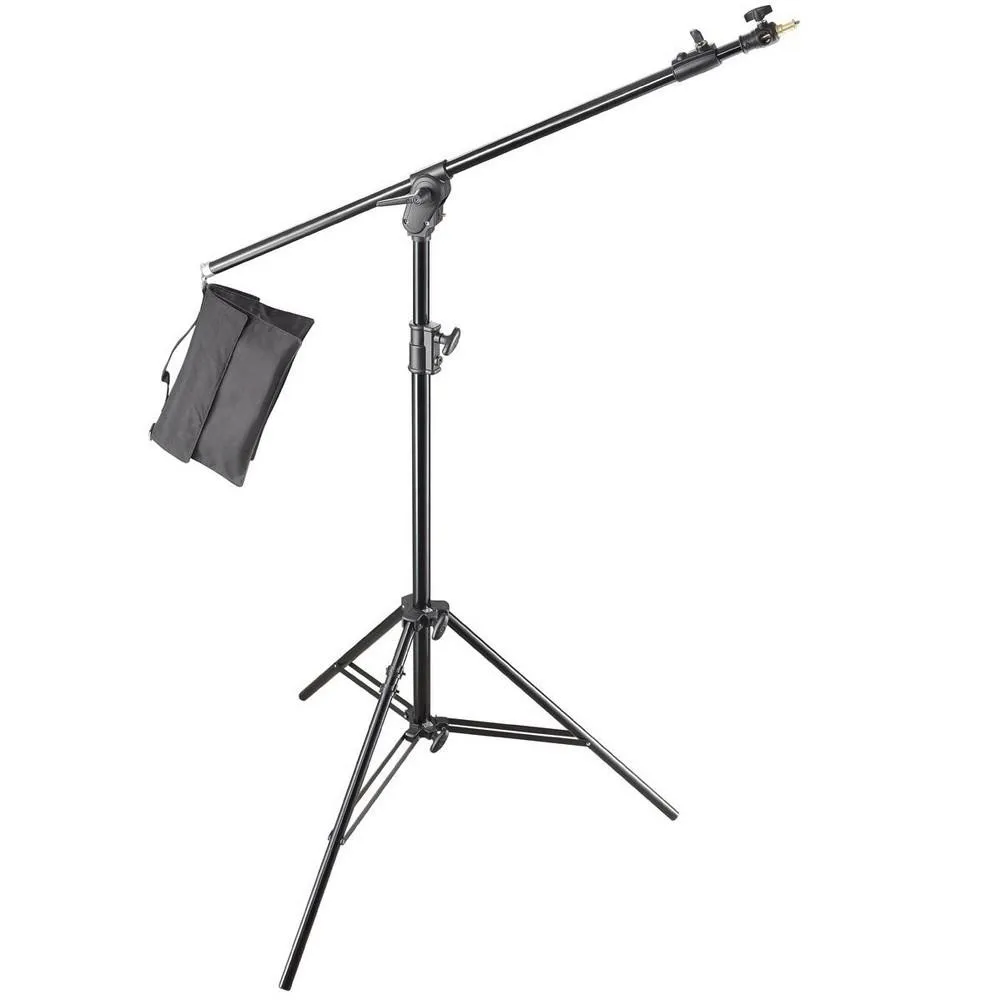 Geartree Panoramic Pan/Tilt Roll Ball Head With Godox 420LB Boom Stand Kit - Bundle