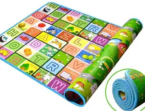 Glive's Kids & Baby Playing Crawl Floor Mat Water Resistant Large Soft and Sturdy Full Size Play Crawl Mat