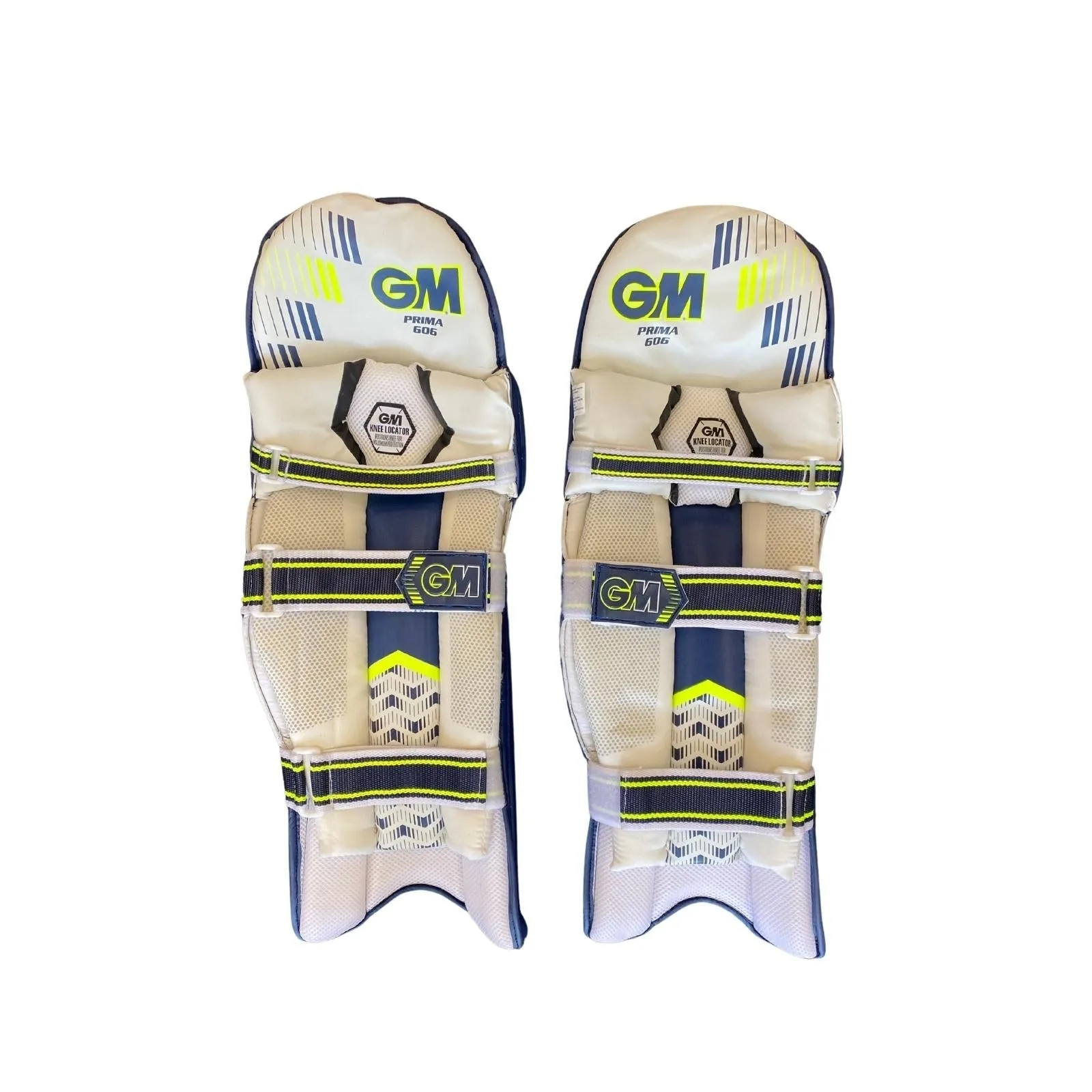 GM 606 Prima Coloured Royal Blue Batting Cricket Pads - Senior