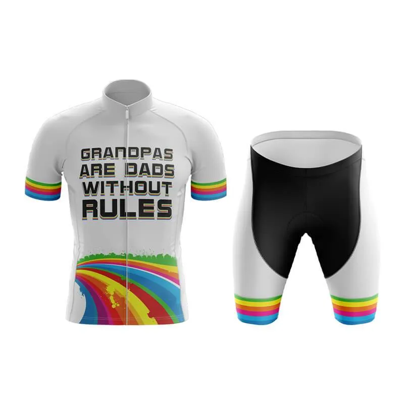 Grandpas are Dads (White) Club Cycling Kit