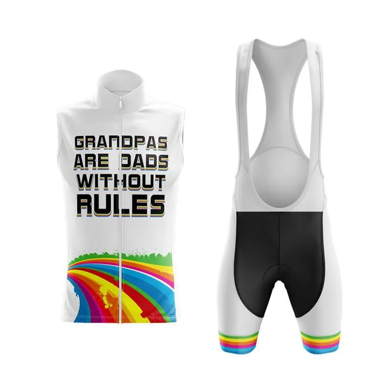 Grandpas are Dads (White) Club Cycling Kit