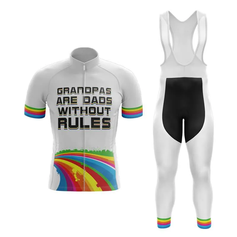 Grandpas are Dads (White) Club Cycling Kit