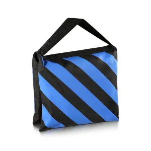 Heavy Duty 10kg Rated Blue / Black Sandbag (Empty)