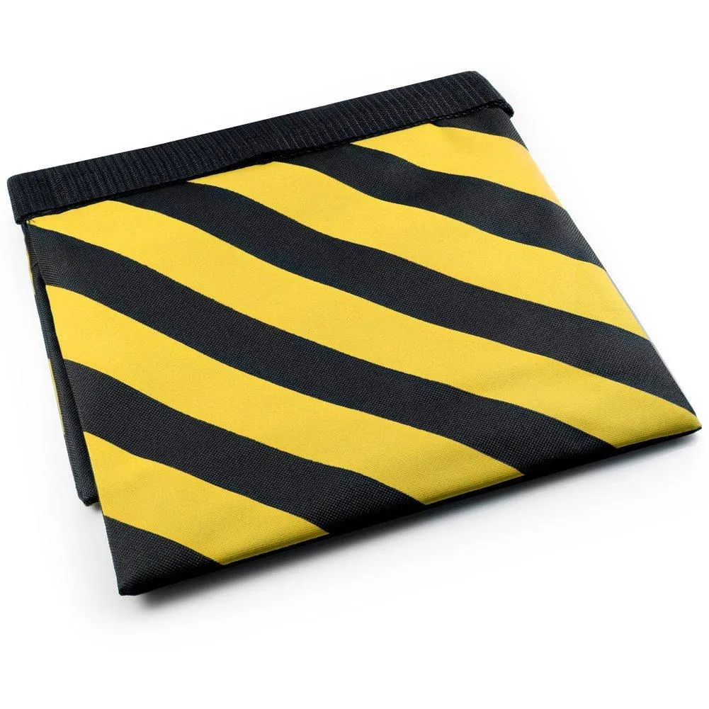 Heavy Duty 10kg Rated Yellow / Black Sandbag (Empty) (DEMO STOCK)