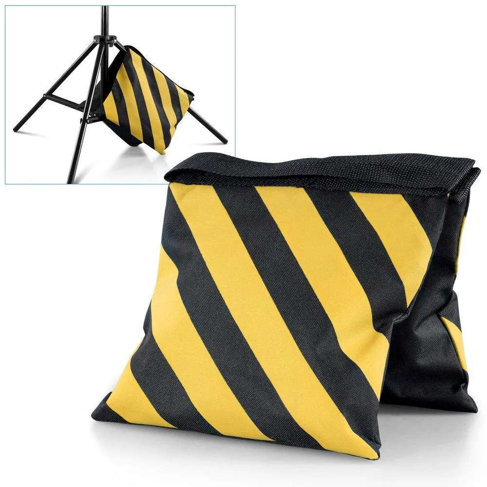 Heavy Duty 10kg Rated Yellow / Black Sandbag (Empty) (DEMO STOCK)