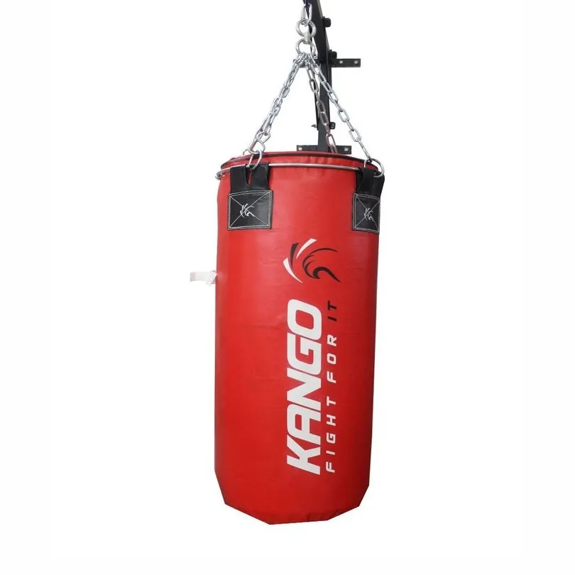 Premium Red Vinyl Punching Bag for MMA and Boxing - Kango Martial Arts [WS]