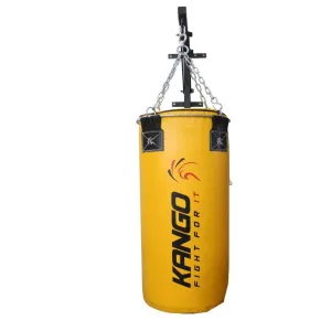 Kango Martial Arts Vinyl Boxing MMA Yellow Punching Bag [WS]