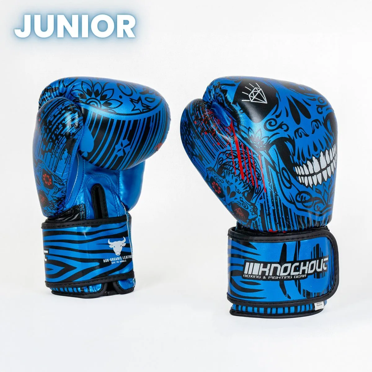 Knockout Skull Kids Boxing Gloves